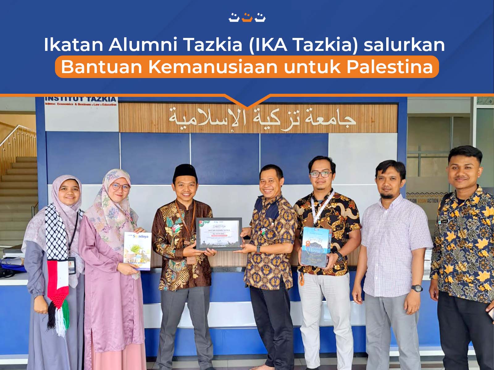 Ikatan Alumni Tazkia (IKA Tazkia) salurkan Bantuan Kemanusiaan untuk Palestina